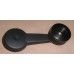 Rear side door window winder handle