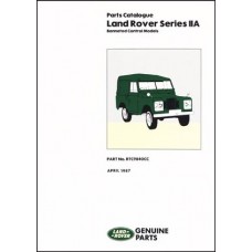 SERIES 2A BONNETED CONTROL MODELS PARTS CATALOGUE