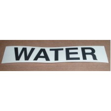 STOWAGE LOCKER WATER DECAL