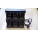 Six-unit multi rapid charger for the HT series hand portable radio