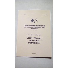 LAND COMPONENT HANDBOOK TRC481 OPERATING INSTRUCTIONS