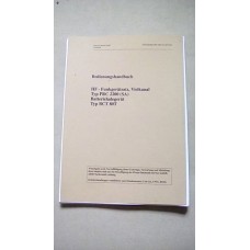 USER HANDBOOK HF RADIO SET PRC2200  (GERMAN)