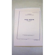 HANDBOOK  RADIO RECEIVER MODEL SP-600-JX HAMMARLUND